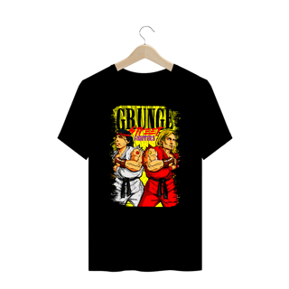 Camiseta Plus Size Nirvana Street Fighter
