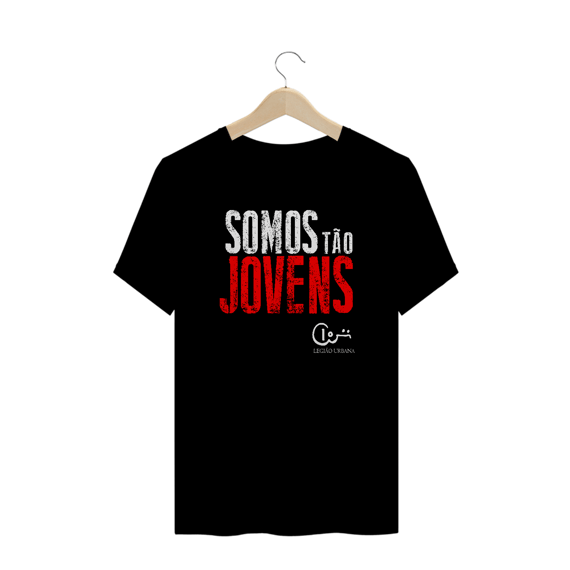 Camiseta Plus Size Somos Tão Jovens Legião Urbana