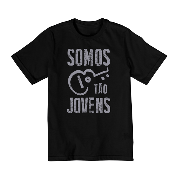 Camiseta Infantil (10 a 14) Somos Tão Jovens Legião Urbana v02