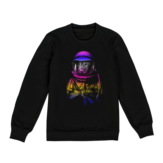 Moletom Unissex Leão Astronauta