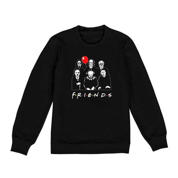 Moletom Unissex Halloween Friends Terror v02