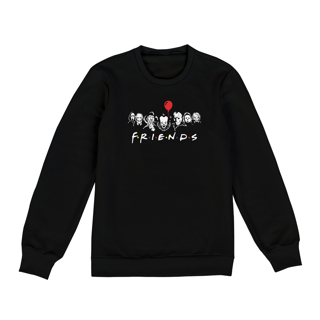 Moletom Unissex Halloween Friends Terror v01