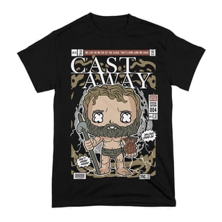 Camiseta Náufrago Cast Away Chuck Noland e Wilson