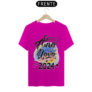 Nome do produto Camiseta Ano Novo Aquarela 2024
