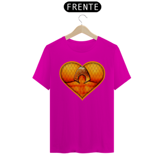 Nome do produto Camiseta Coração de Herói Aquaman
