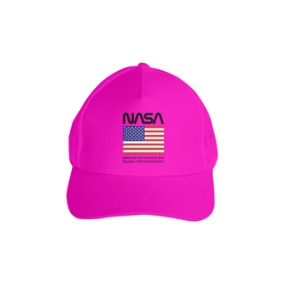 Nome do produto Boné Americano Nasa Bandeira EUA Black