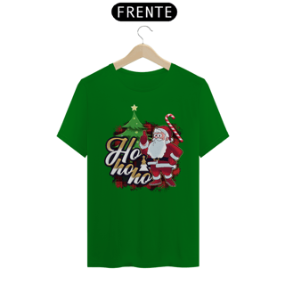 Nome do produto Camiseta Natal Papai Noel Ho Ho Ho