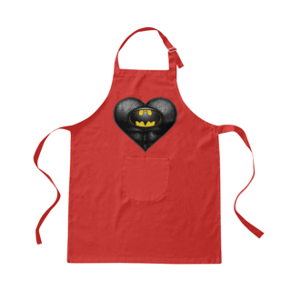 Nome do produto Avental Coração de Herói Batman