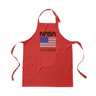 Nome do produto Avental Nasa Bandeira EUA Black