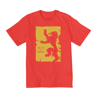 Nome do produto Camiseta Infantil (10 a 14) Game of Thrones Hear me Roar