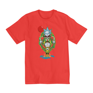 Nome do produto Camiseta Infantil (2 a 8) Rick and Morty Pennywise