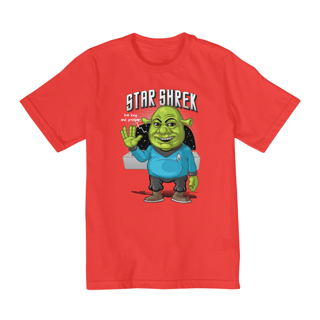 Nome do produto Camiseta Infantil (2 a 8) Shrek Star Trek