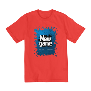 Nome do produto Camiseta Infantil (2 a 8) New Game Start