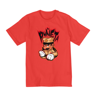 Nome do produto Camiseta Infantil (2 a 8) Mario Bros Punheta