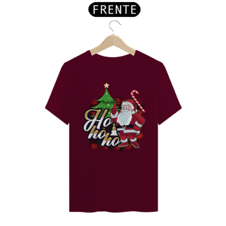 Nome do produto Camiseta Natal Papai Noel Ho Ho Ho