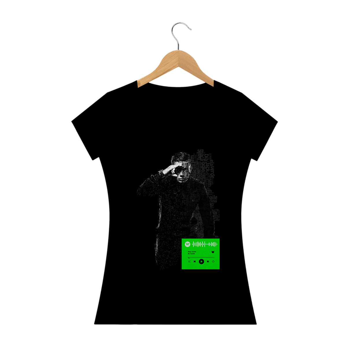 Nome do produto: Hariel - Maça Verde Estampa interativa Spotify