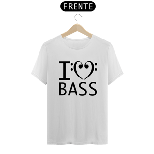 Nome do produtoI Love Bass (branca / cores claras)