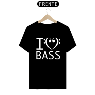 I Love Bass (preta / cores escuras)