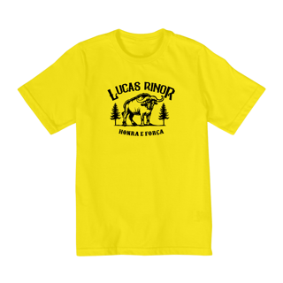 Nome do produto T-SHIRT INFANTIL  HONRA E FORÇA LUCAS RINOR 10 A 14