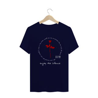Nome do produto THE SHIRT ENJOY THE SILENCE DETALHE VERMELHO - O SOM DO K7