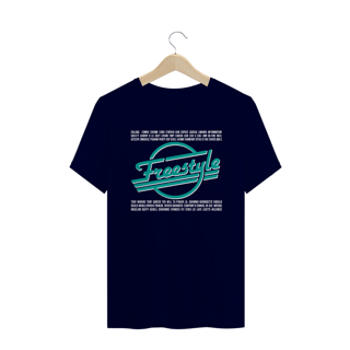 Nome do produto T-SHIRT FREESTYLE ESTAMPA CLARA O SOM DO K7