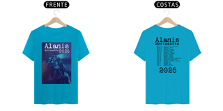 Nome do produto T-SHIRT ALANIS TOUR 2025 FRENTE/COSTA SILK PRETO