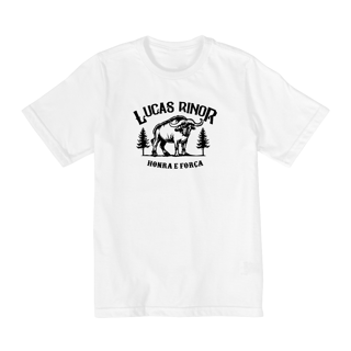 T-SHIRT INFANTIL  HONRA E FORÇA LUCAS RINOR 10 A 14