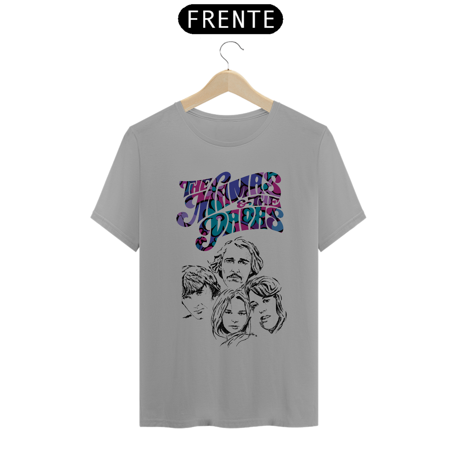 T-SHIRT THE MAMAS AND THE PAPAS 01 