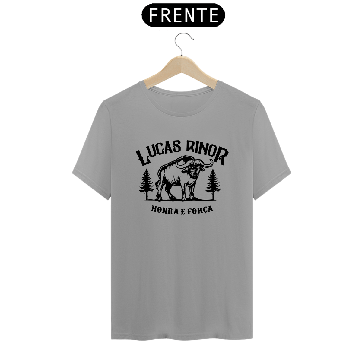 Nome do produto: T-SHIRT HONRA E FORÇA LUCAS RINOR