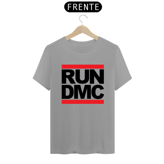 T-SHIRT RUN DMC STAMP PRETA