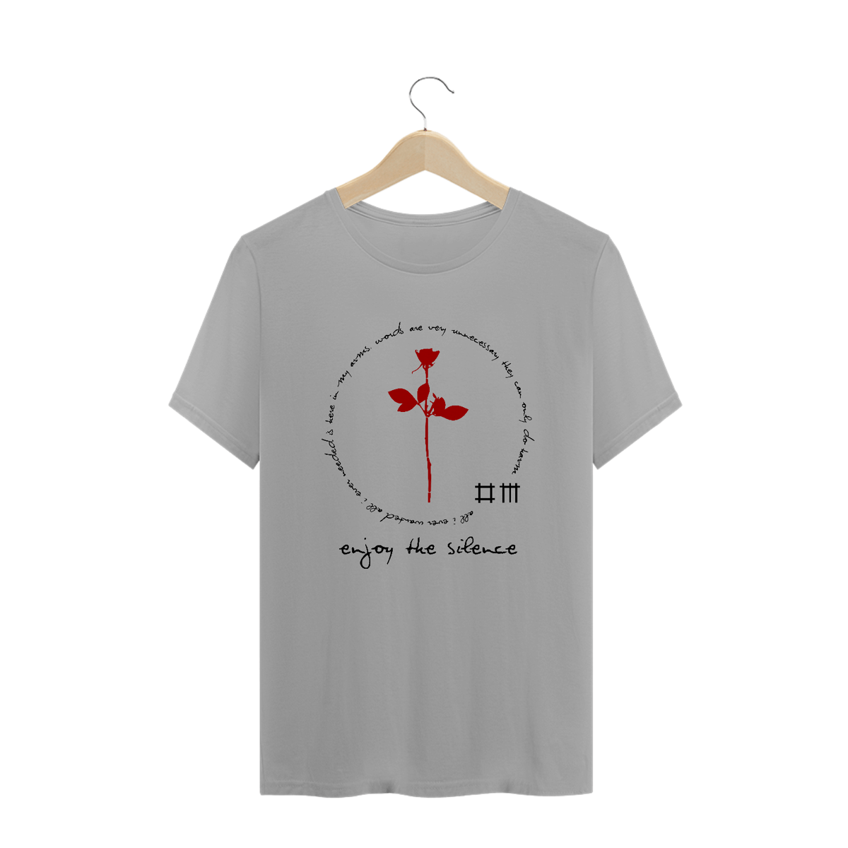 Nome do produto: THE SHIRT ENJOY THE SILENCE - O SOM DO K7