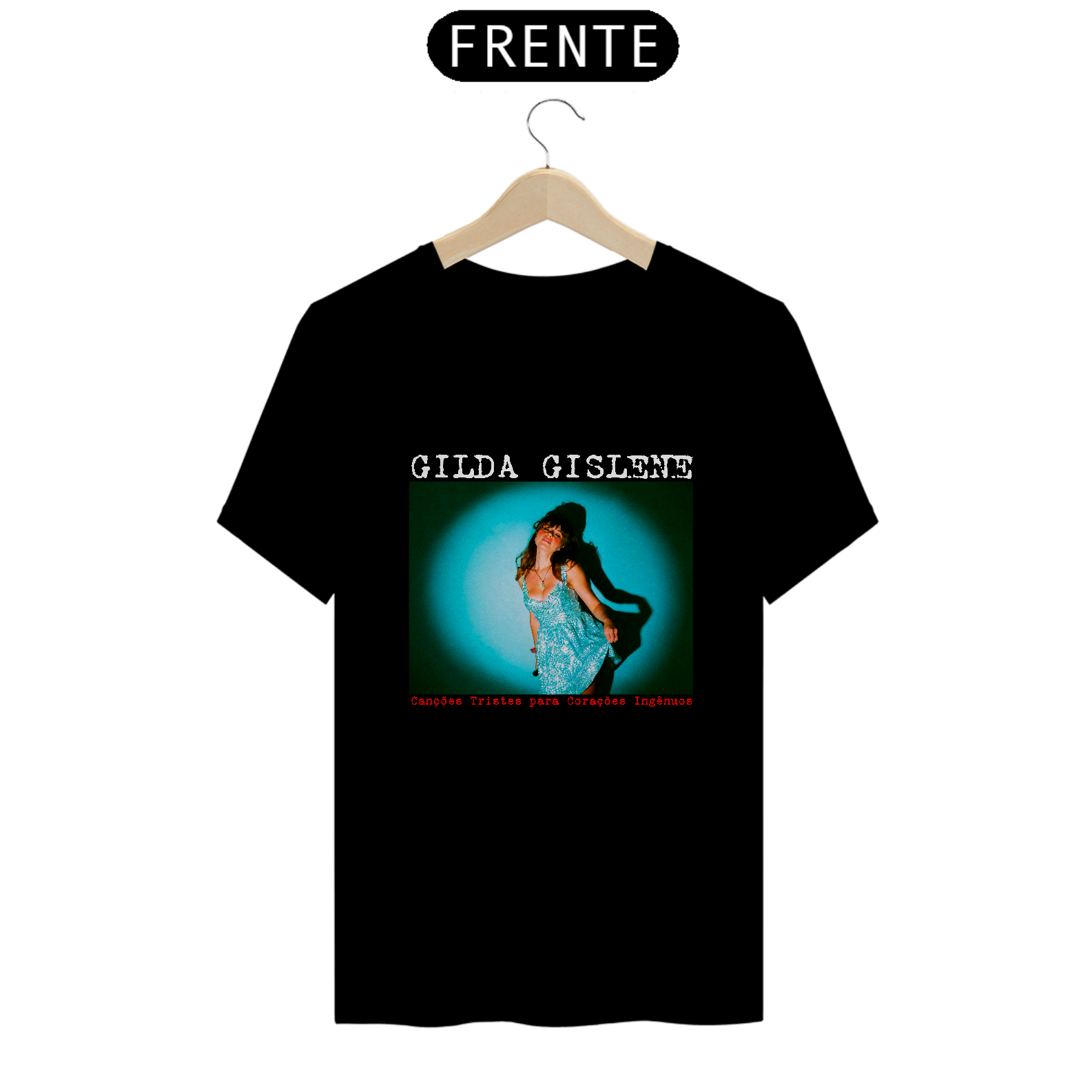 CAMISETA GILDA PRETA 