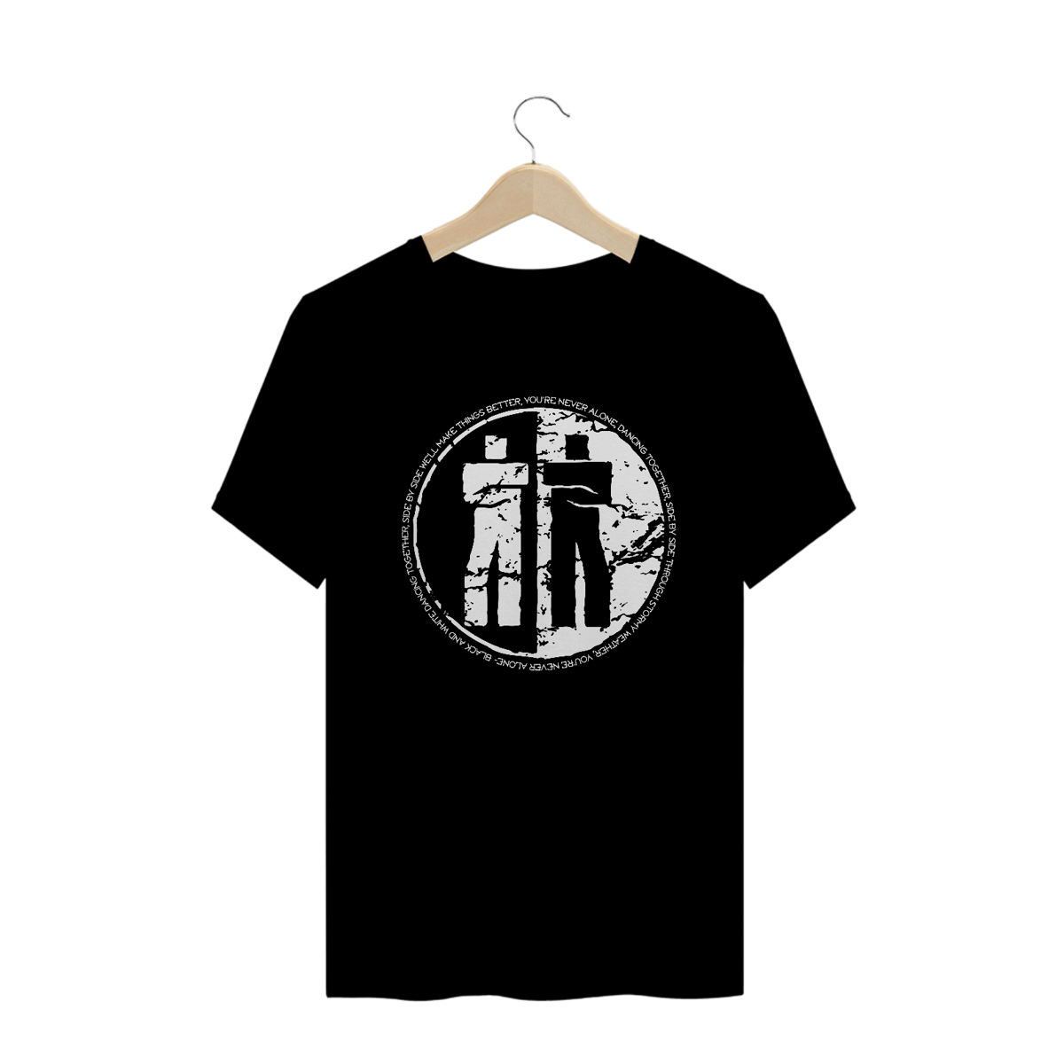 Nome do produto: T-SHIRT 2 BROTHERS - INK BRANCA - O SOM DO K7