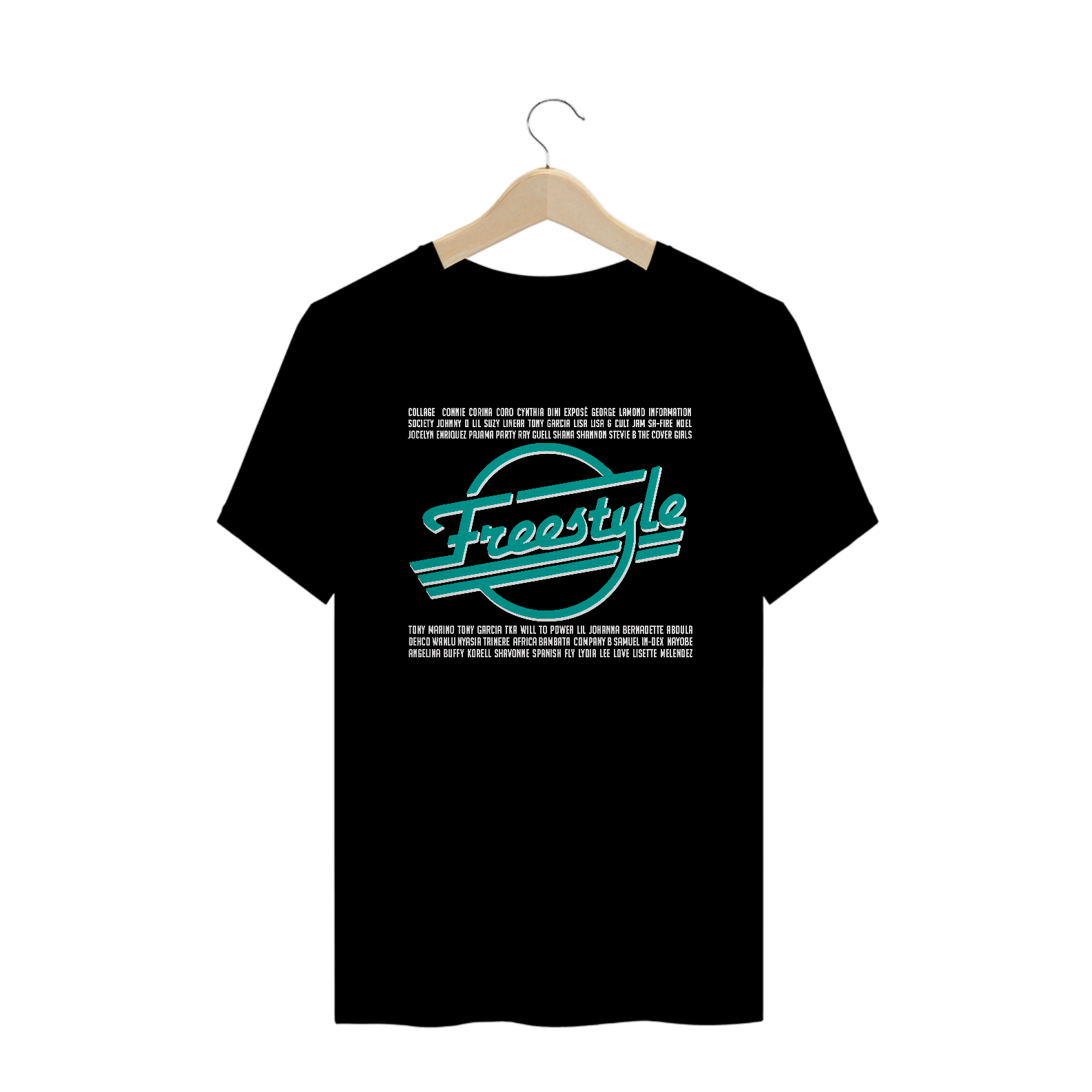 T-SHIRT FREESTYLE ESTAMPA CLARA O SOM DO K7