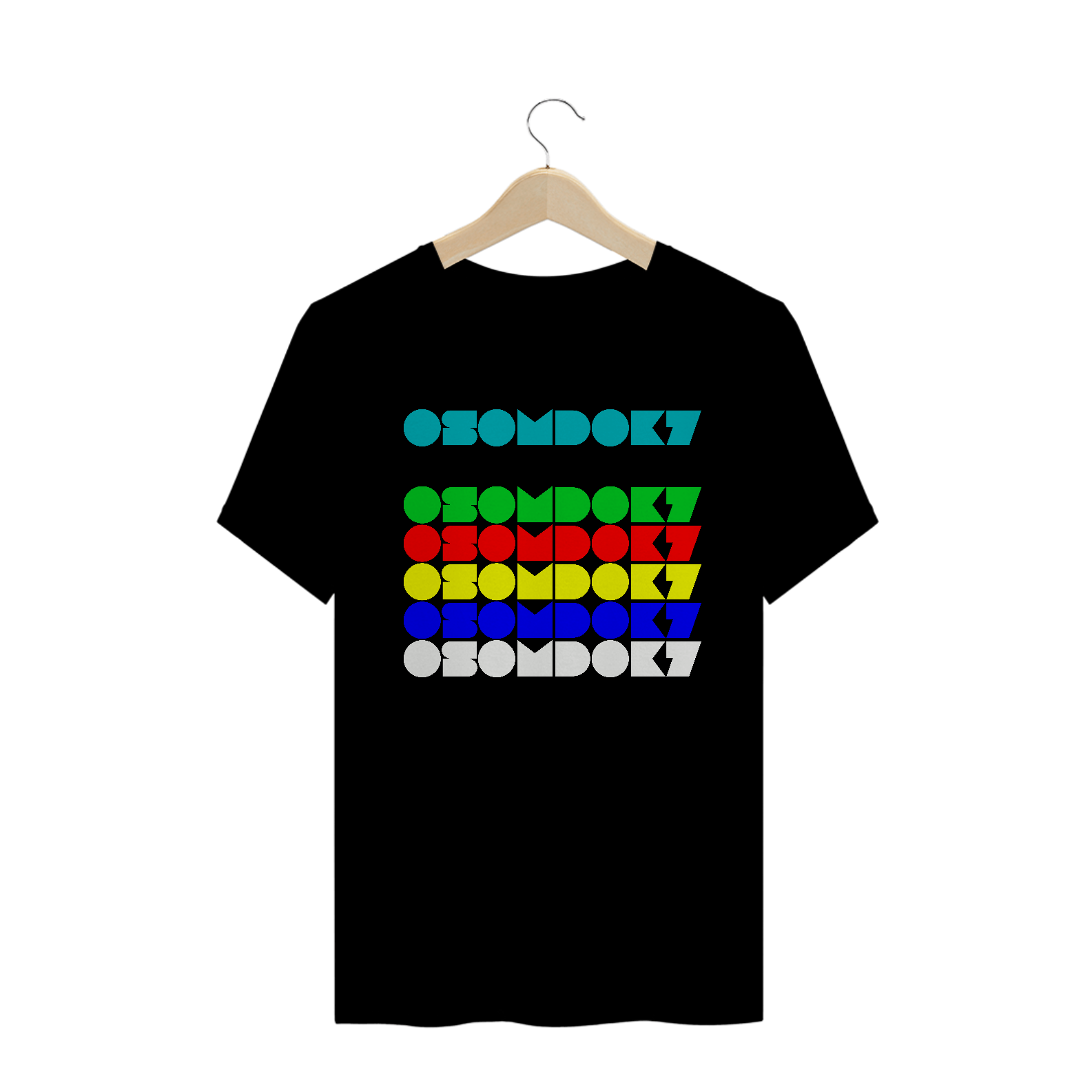 TSHIRT BAUHAUS O SOM DO K7 COLORIDA