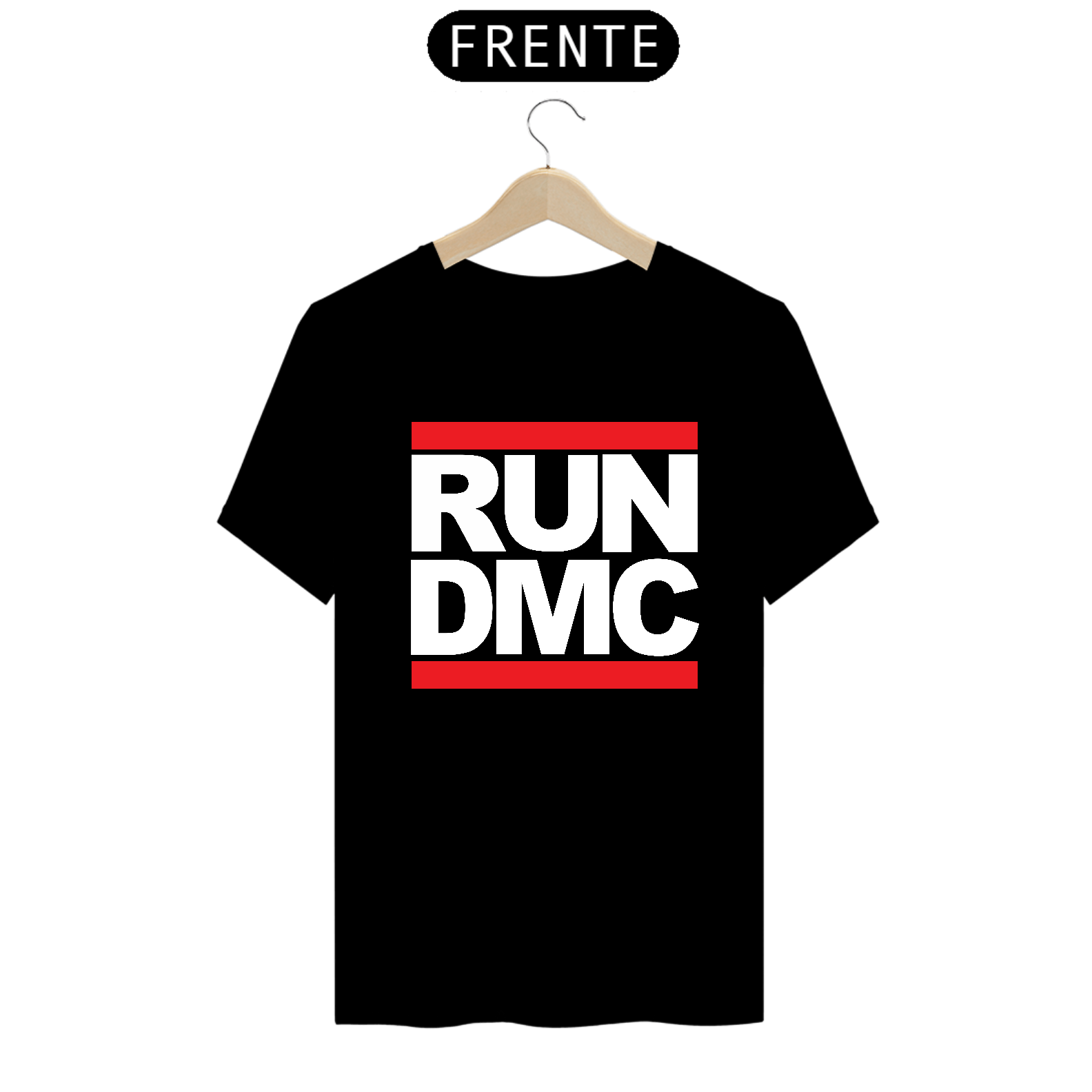 T-SHIRT RUN DMC STAMP BRANCO