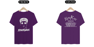 Nome do produto CAMISETA OFICIAL KON KAN TOUR 2024 - FRENTE E COSTA silk branco