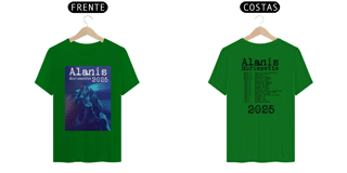 Nome do produto T-SHIRT ALANIS TOUR 2025 FRENTE/COSTA SILK PRETO