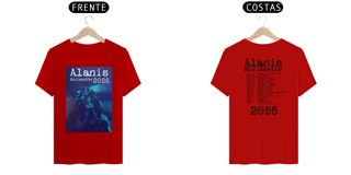 Nome do produto T-SHIRT ALANIS TOUR 2025 FRENTE/COSTA SILK PRETO