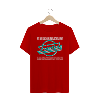 Nome do produto T-SHIRT FREESTYLE ESTAMPA CLARA O SOM DO K7