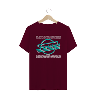 Nome do produto T-SHIRT FREESTYLE ESTAMPA CLARA O SOM DO K7