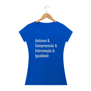 Nome do produto & Compreensão - Camiseta Feminina 