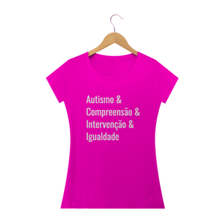Nome do produto & Compreensão - Camiseta Feminina 
