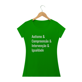 Nome do produto & Compreensão - Camiseta Feminina 