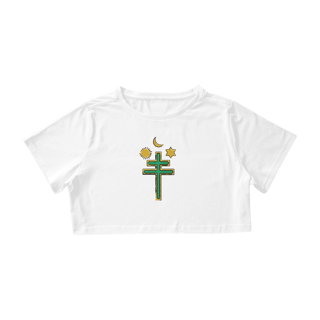 Nome do produto Camisa Cropped Santo Daime