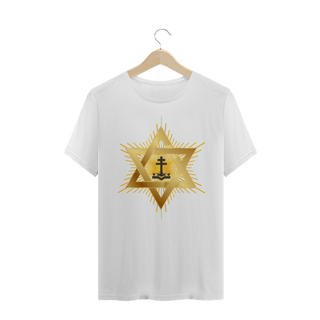 Nome do produto Camiseta Masculina Estrela e Santo Cruzeiro