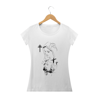 Camiseta Feminina Nossa Senhora e Cruzeiro