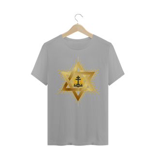 Nome do produto Camiseta Masculina Estrela e Santo Cruzeiro