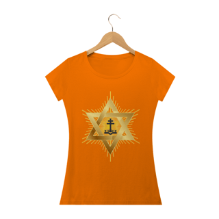 Nome do produto Camiseta Feminina Estrela e Santo Cruzeiro