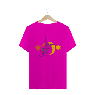 Nome do produto Camiseta Masculina Sol, Lua e Estrela